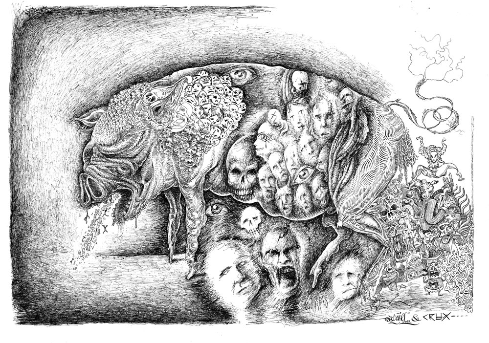 descargad ilustracion Ame Dias Crisis, con Javier Crux y Ezequiel Canovas